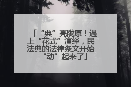 “典”亮陇原！遇上“花式”演绎，民法典的法律条文开始“动”起来了