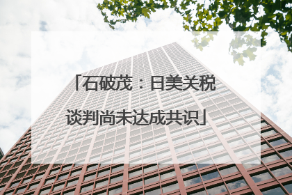 石破茂：日美关税谈判尚未达成共识