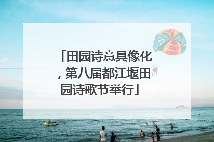 田园诗意具像化，第八届都江堰田园诗歌节举行