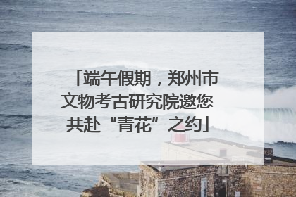 端午假期，郑州市文物考古研究院邀您共赴“青花”之约