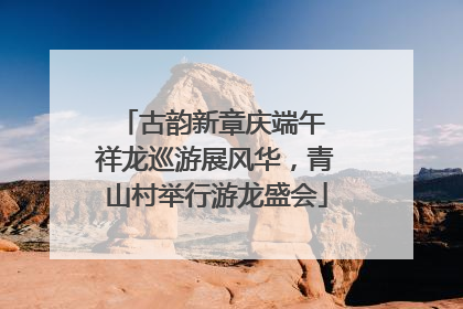 古韵新章庆端午 祥龙巡游展风华，青山村举行游龙盛会