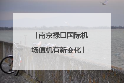南京禄口国际机场值机有新变化