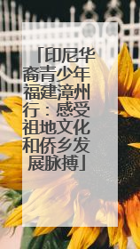印尼华裔青少年福建漳州行：感受祖地文化和侨乡发展脉搏