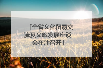 全省文化贸易交流及文旅发展座谈会在汴召开