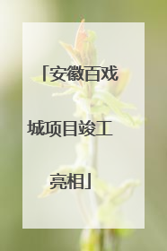 安徽百戏城项目竣工亮相