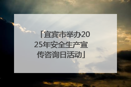 宜宾市举办2025年安全生产宣传咨询日活动