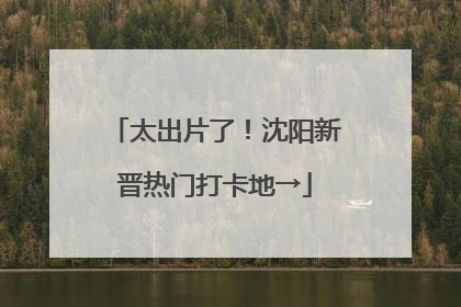 太出片了！沈阳新晋热门打卡地→