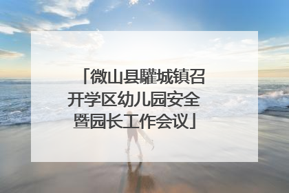 微山县驩城镇召开学区幼儿园安全暨园长工作会议
