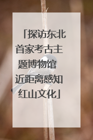 探访东北首家考古主题博物馆 近距离感知红山文化