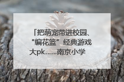 把萌宠带进校园、“编花篮”经典游戏大pk……南京小学花式“庆六一”