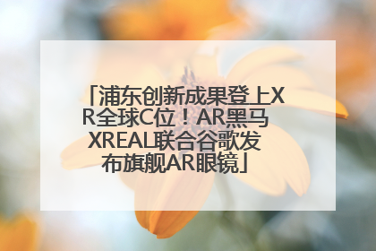 浦东创新成果登上XR全球C位！AR黑马XREAL联合谷歌发布旗舰AR眼镜