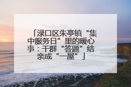 渌口区朱亭镇“集中服务日”里的暖心事：干群“答题”结亲成“一屋”