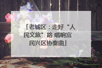 老城区：走好“人民文旅”路 唱响富民兴区协奏曲