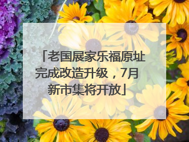 老国展家乐福原址完成改造升级，7月新市集将开放