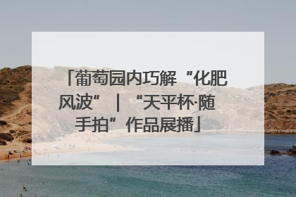 葡萄园内巧解“化肥风波”｜“天平杯·随手拍”作品展播