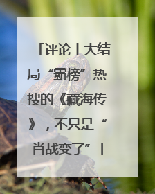 评论丨大结局“霸榜”热搜的《藏海传》，不只是“肖战变了”
