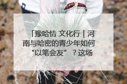 豫哈情 文化行｜河南与哈密的青少年如何 “以笔会友”？这场书画展藏着答案