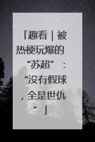 趣看｜被热梗玩爆的“苏超”：“没有假球，全是世仇”