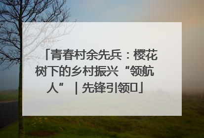 青春村余先兵：樱花树下的乡村振兴“领航人”｜先锋引领⑪