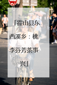 霍山县东西溪乡：桃李芬芳茶事兴